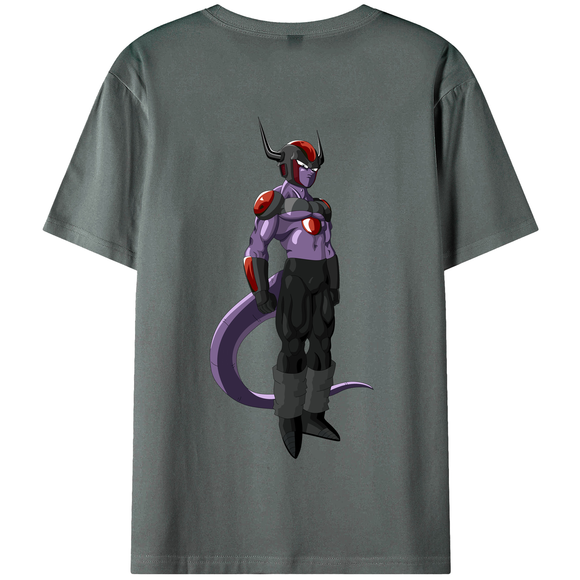 （画像用） ドラゴンボール フリーザ DRAGON BALL Frieza 綿100％半袖Tシャツ（背面プリント）